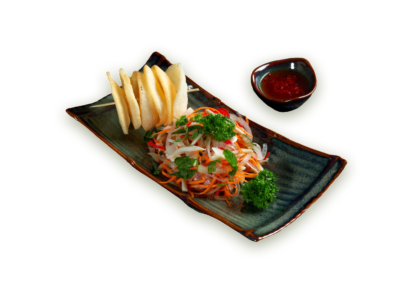 Gỏi nấm chanh dây